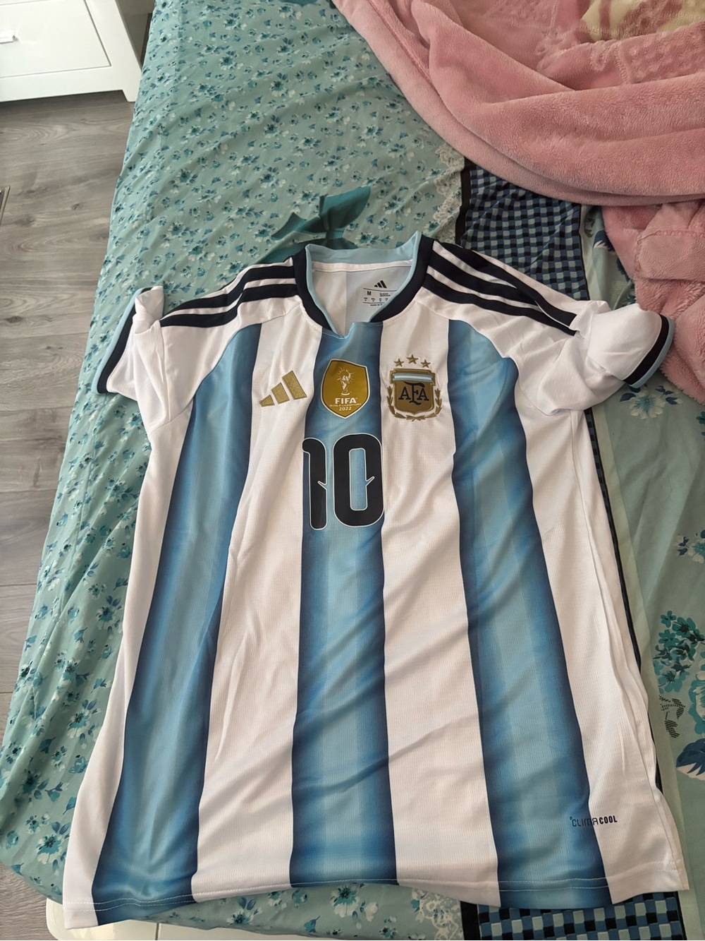 Lionel Messi Argentina Jersey Size Medium Mens